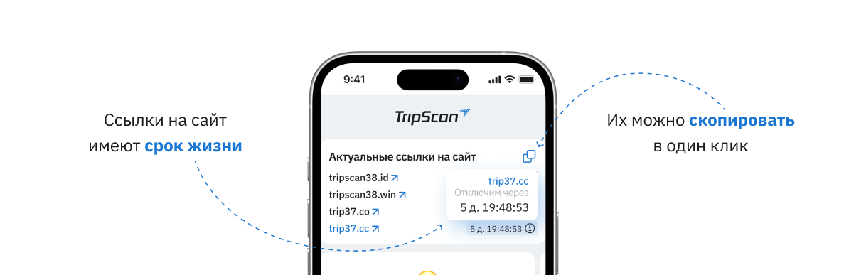 Приложение Трипскан